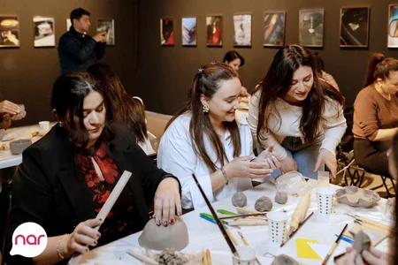 “Nar” 8 Martı xanım jurnalistlərlə birgə qeyd edib