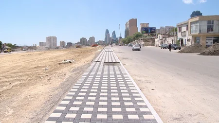 Bakının mərkəzində müasir yol infrastrukturu yaxın müddətdə istifadəyə veriləcək - VİDEO