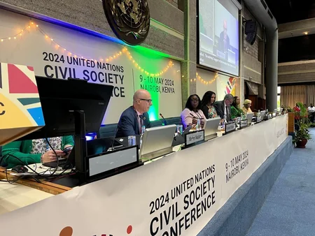 Azerbaijani delegation participates in UN Civil Society Conference