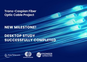 The Trans-Caspian Fiber-optic Cable construction progresses to the next step
