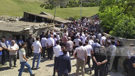 Siyəzəndə Birinci Qarabağ müharibəsinin şəhidi Rüfət Cabbarov dəfn edilib - YENİLƏNİB