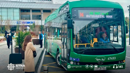 Bakıda bir neçə marşrut xətləri üzrə elektrobuslar fəaliyyətə başlayıb