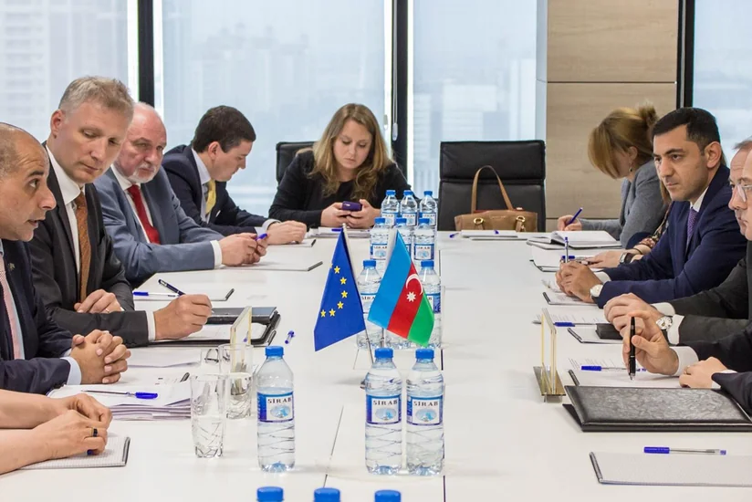 Члены комитета парламентского сотрудничества ЕС-Азербайджан посетили министерство энергетики