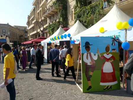 Bakıda “Avropa şəhərciyi”nin açılışı olub - FOTO