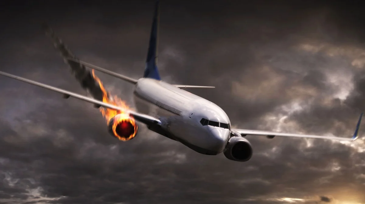 У Boeing-777 после вылета из Лос-Анджелеса загорелся двигатель