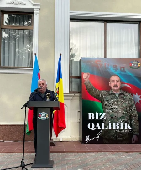 Kişinyovda Zəfər Gününə həsr olunmuş yürüş və bayram tədbiri keçirilib