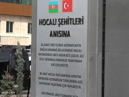 Türkiyənin Kayseri şəhərində Xocalı parkı və abidəsinin açılışı olub - FOTO
