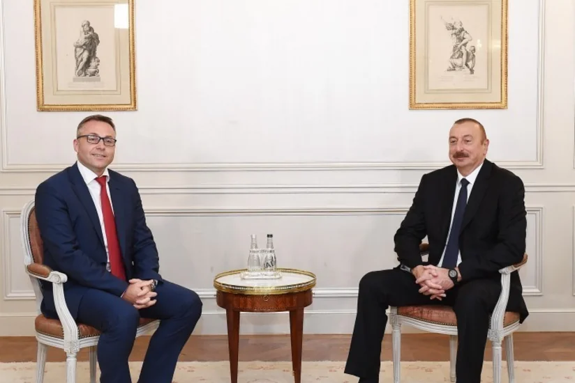 President of Azerbaijan met with Iveco France president in Paris