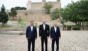 Azərbaycan, Özbəkistan və Qırğızıstan prezidentləri Şahbulaq qalasında olublar