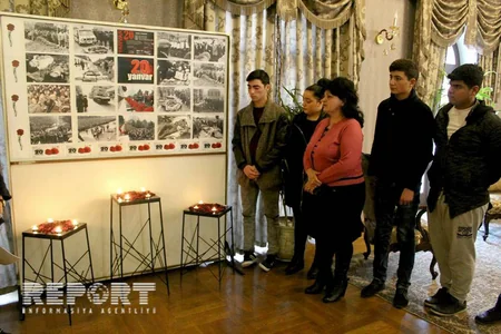 Tbilisidə 20 Yanvar faciəsinə həsr olunmuş tədbir keçirilib - FOTO
