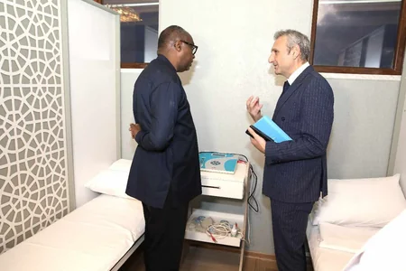 BHİK Baş katibinin müavini Erik Manzi “Buzovna” Fizioterapiya Mərkəzində olub