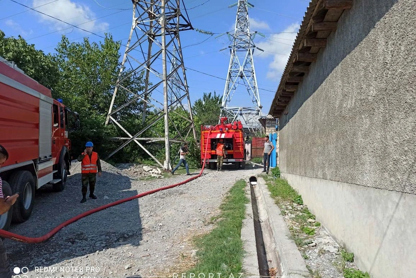 Şəkidə tövlə yanıb, yeniyetmə xəsarət alıb