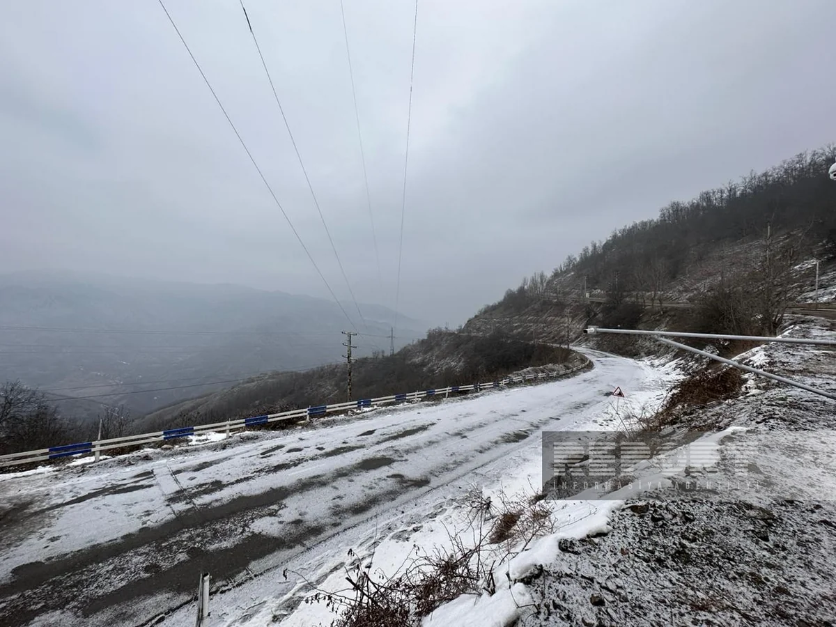 Şuşaya qar yağır