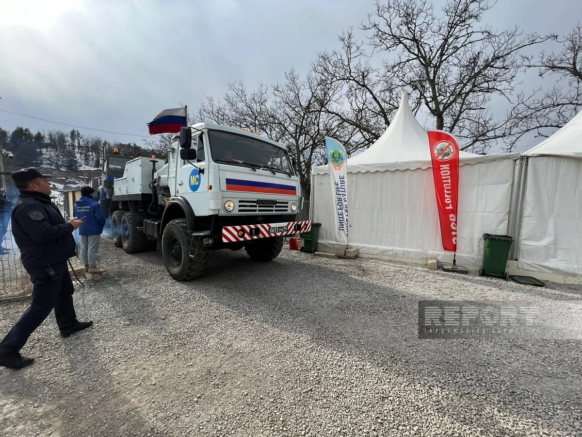 Xankəndi-Laçın yolunda sülhməramlıların 57 avtomobili maneəsiz keçib - YENİLƏNİB-7