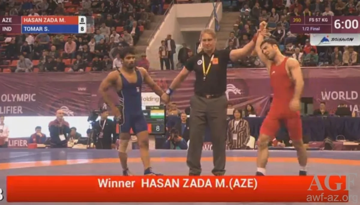 ​Azərbaycanın sərbəst güləşçisi Yay Olimpiya Oyunlarına vəsiqə qazanıb - VİDEO