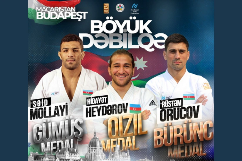 Azərbaycan cüdoçuları Böyük Dəbilqəni 3 medalla başa vurub