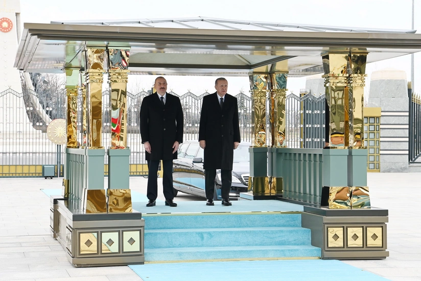 Official welcome ceremony for President Ilham Aliyev held in Ankara - UPDATED