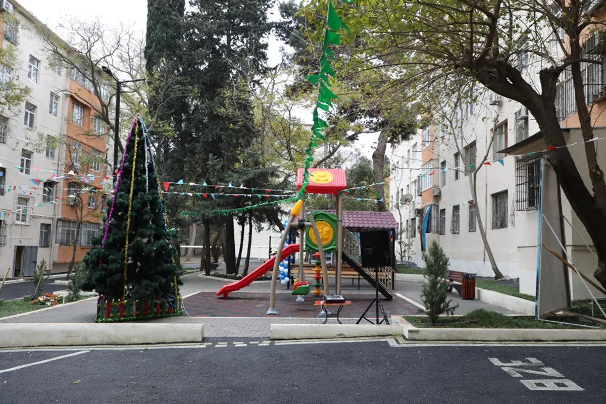 Nəsimidə “Abad həyət” sakinlərin istifadəsinə verilib