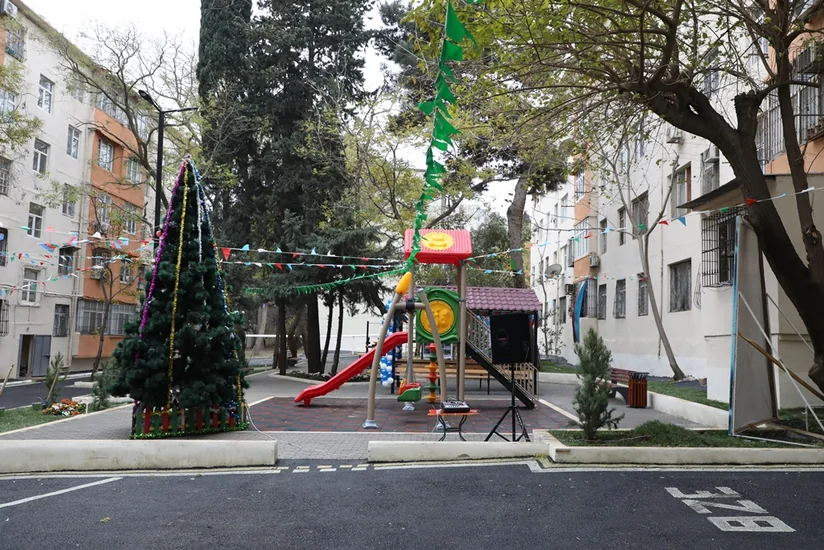 Nəsimidə “Abad həyət” sakinlərin istifadəsinə verilib