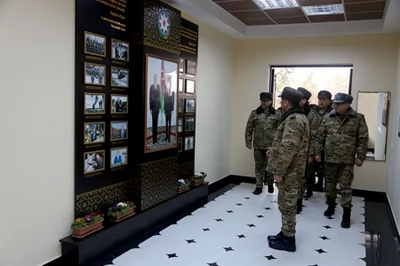 Defense Minister attends opening of new residential complexes of frontline military units - PHOTO - VIDEO