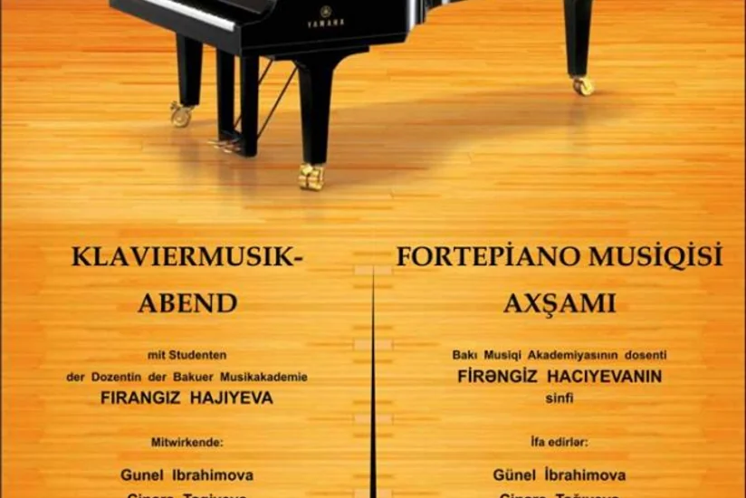 Bakıda fortepiano musiqisi gecəsi keçiriləcək