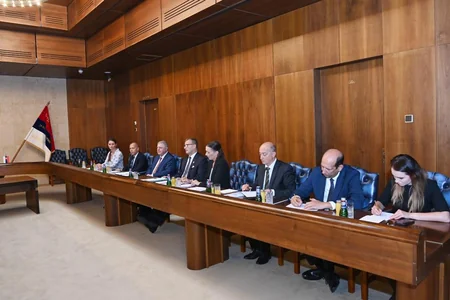 Azerbaijani FM Bayramov meets with speaker of Slovak National Council