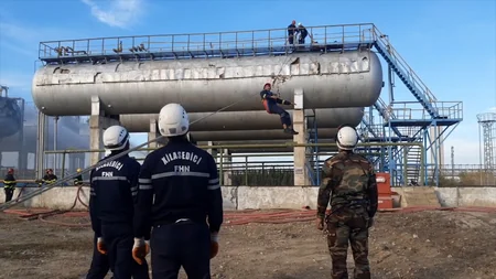 Paytaxtda yanğın-taktiki təlimi keçirilib