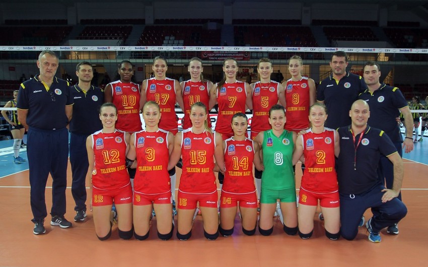 Bakının “Telekom” voleybol komandası İstanbulda Fənərbaxçanın qonağı olub