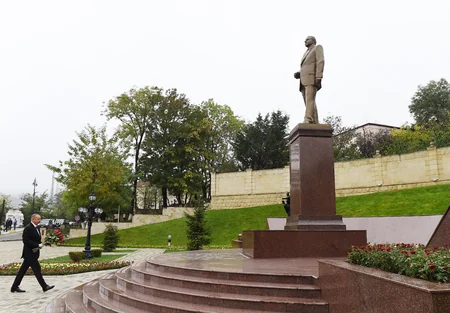 Prezident İlham Əliyev Lerikə səfərə gedib