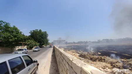 Bakıda daha bir yanğın olub - FOTO