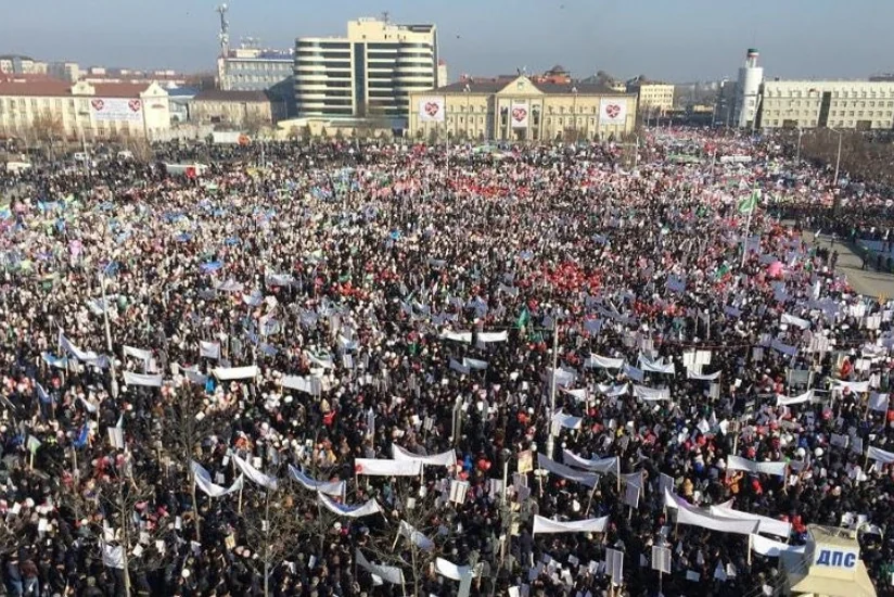 Grozny hosts rally in support of Muslims-Rohingyas