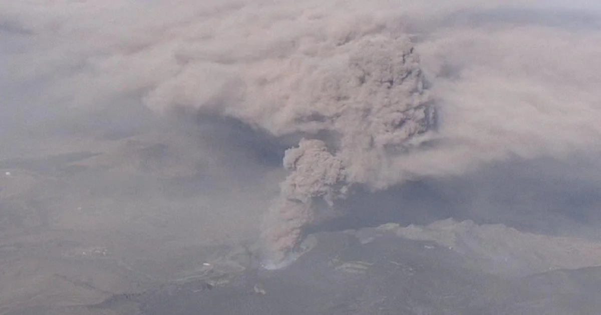 Japan's largest active volcano has intensified