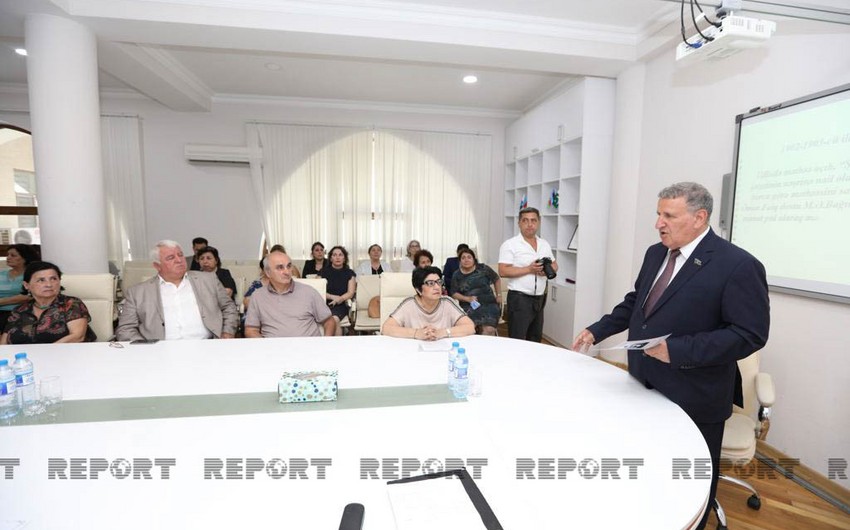Ömər Faiq Nemanzadənin 150 illik yubileyinə həsr olunan elmi sessiya keçirilib