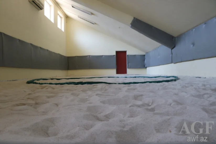 Olimpiya Mərkəzində çimərlik güləşi üzrə zal yaradılıb