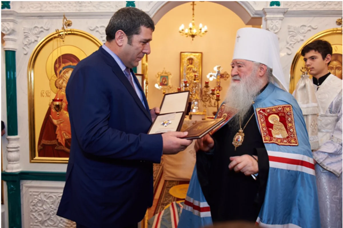 Moskvada yaşayan azərbaycanlı Rus Pravoslav kilsəsinin ordeninə layiq görülüb