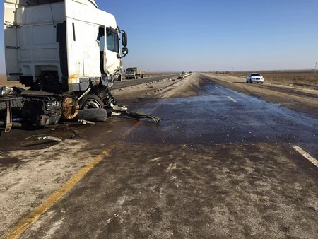 Yuxulayan sürücü Goranboyda yol təsərrüfatına ciddi ziyan vurub