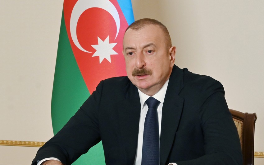 Prezident: Əsas məqsədimiz bu qanlı cinayətin heç vaxt unudulmamasıdır
