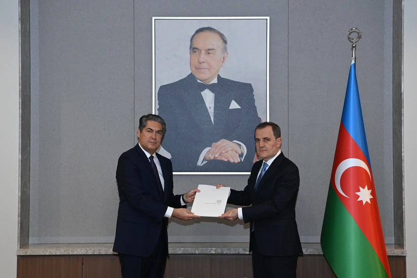 Джейхун Байрамов встретился с новым послом Греции