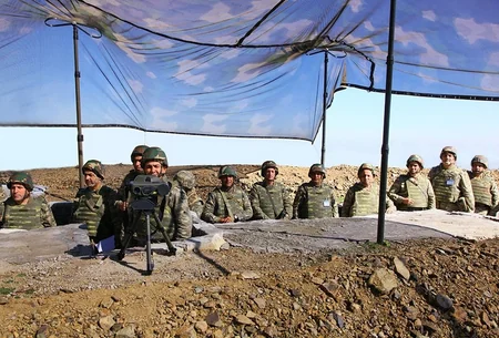 Reconnaissance of area carried out on large-scale exercises