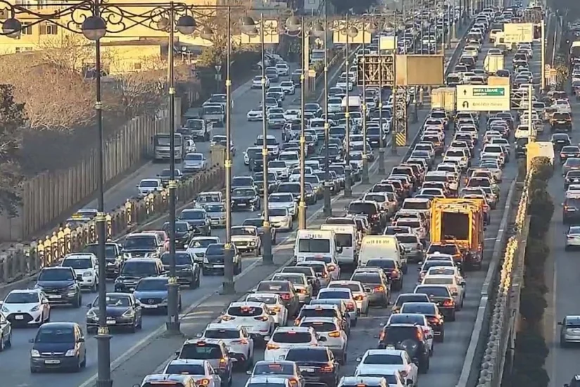 Bakı yollarında bir neçə istiqamətdə sıxlıq var - SİYAHI, YENİLƏNİB