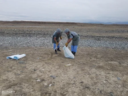 Ağdamda erməni hərbçiləri tərəfindən axıdılan mina zərərsizləşdirilib - FOTO