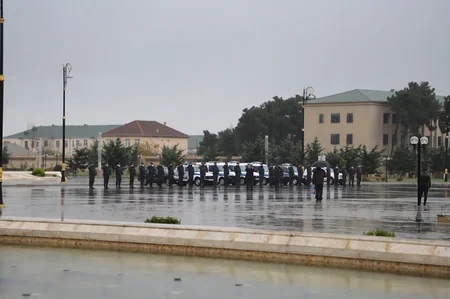 Neftçalada şəhidlərin xatirəsi yad edilib