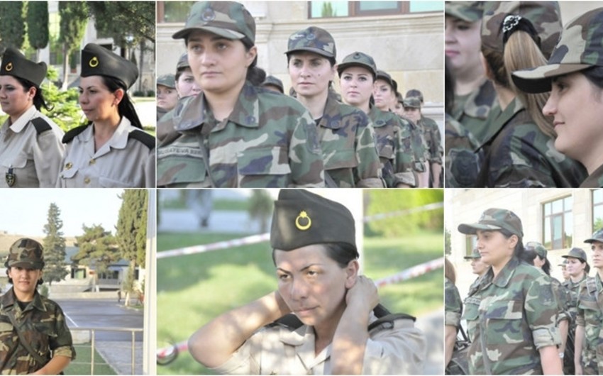 Bu il Azərbaycan Silahlı Qüvvələrində 300-dən artıq qadın xidmətə qəbul edilib