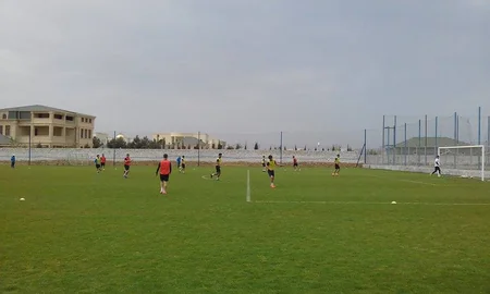 Futbol üzrə Azərbaycan millisinin İslamiada öncəsi açıq məşqi keçirilib