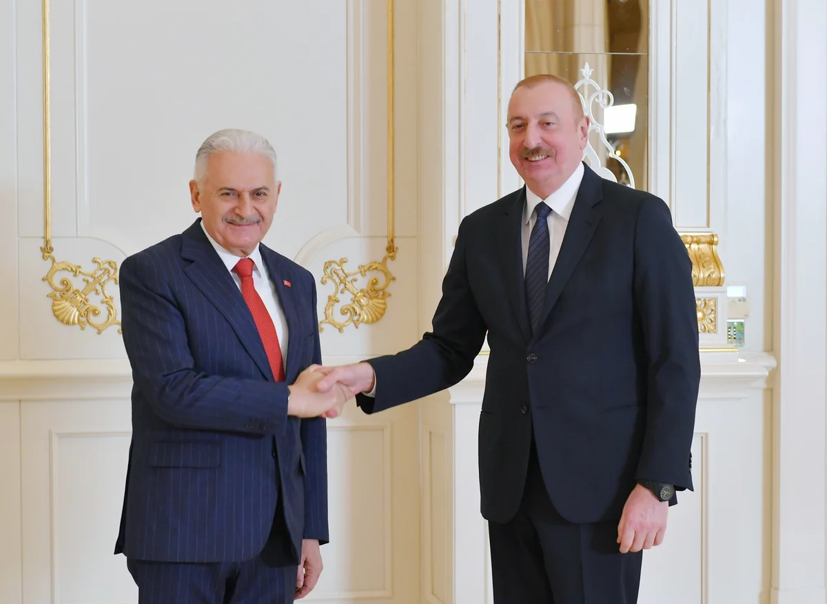 Президент Азербайджана принял Бинали Йылдырыма