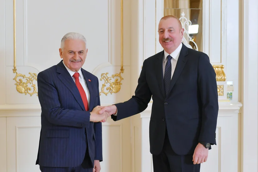 İlham Əliyev Binəli Yıldırımı qəbul edib - YENİLƏNİB