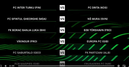 UEFA Konfrans Liqasında yeni mövsümün ilk püşkü atılıb