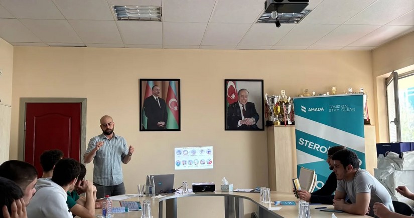 Gənc güləşçilər üçün antidopinq mövzusunda maarifləndirmə seminarı keçirilib