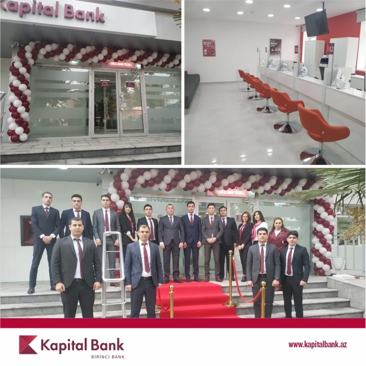 Kapital Bank yenilənmiş Cəlilabad filialını istifadəyə verib