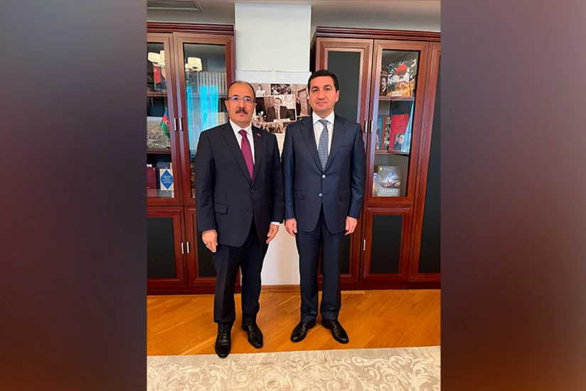 Prezidentin köməkçisi Türkiyə səfiri ilə Şuşa Bəyannaməsi üzrə hədəfləri müzakirə edib